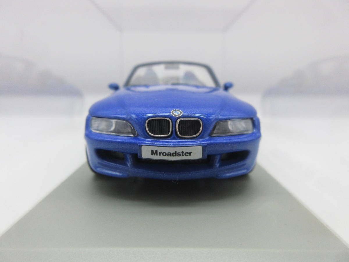 1:43 BMW Z3 M roadster custom made mini car blue metallic