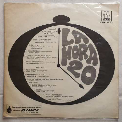 V/A DIANA ROSS STEVIE WONDER THE TEMPTATIONS 1970 MONO UNIQ CVR & ERRORS CHILEAN - Picture 4 of 17