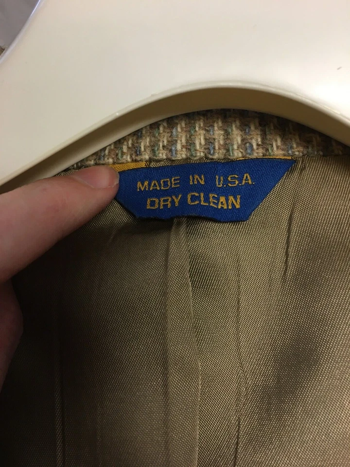 Vintage Pendleton Men's Blazer Jacket Size 44 100% Pure Virgin Wool Suede Read - Image 2 of 4