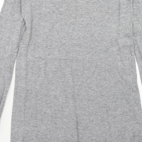 Ronit Zilkha Womens Grey Viscose Blend Jumper Dress Size L - Picture 10 of 10
