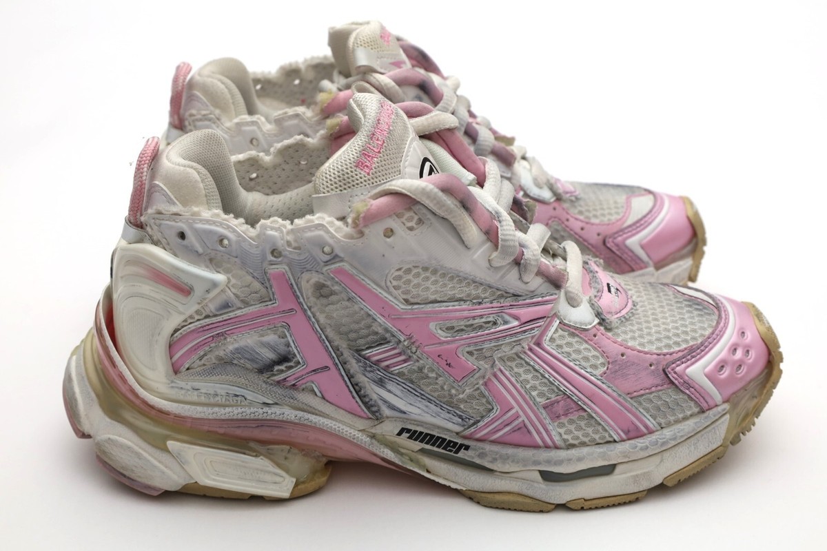 Balenciaga Runner Womens Sneakers Size 38-US 8 in Pink | eBay