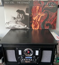 Victrola Nostalgic Aviator 7-1 Record Player With Two Free Vinyls