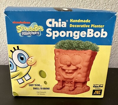 Spongebob SquarePants Chia Pet 2010 Nickelodeon New Unused