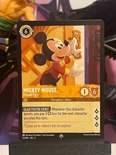 Disney Lorcana TCG Mickey Mouse Friendly Face 13/204 ROTF Super Rare 