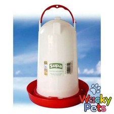 POULTRY DRINKER: SUPA Bird Drinker LARGE 3 Litre for Chicken / Quail / Aviary