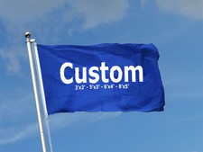 CUSTOM Multiple Sizes Full Color Single Sided Flag Factory Direct USA Seller