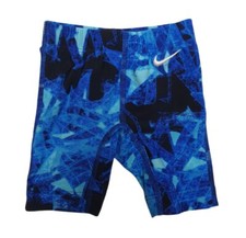 NIKE Boy's Blue Printed Drawstring Breathable Swim Trunks NESS7008 20 NWT