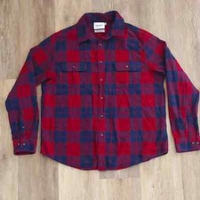 NWOT Goodfellow  Co Midweight Standard Fit Button Down Flannel Shirt Size L