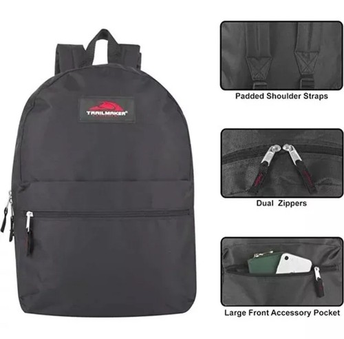 Mochila clásica ligera Trailmaker de 16,5" mochilas de viaje escolar - Imagen 12 de 14