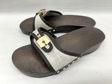 Scholl Exercise Sandals Scholl Pescura x Issimo Linen Leather New Size 7 / 7.5