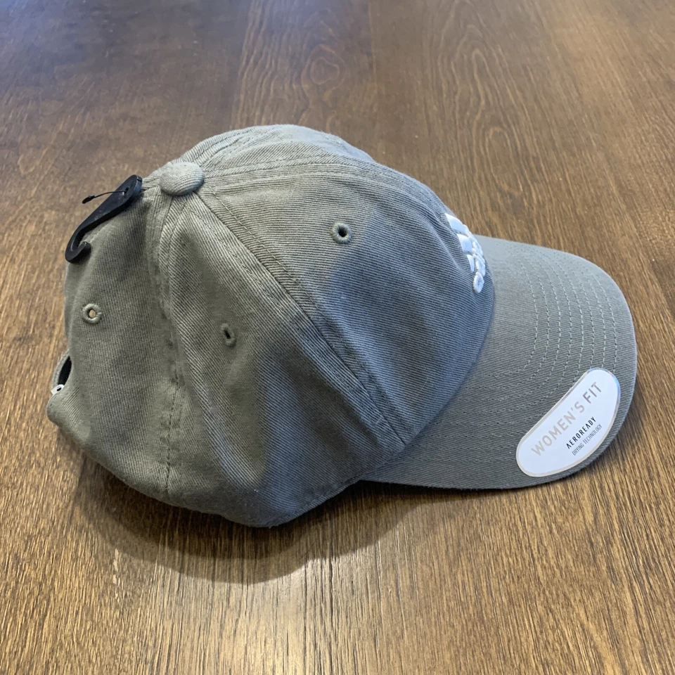 NUEVO Adidas Mujer Sábado Relajado Ajustable Sombrero/Gorra-Legado Verde Foto 3 de 4