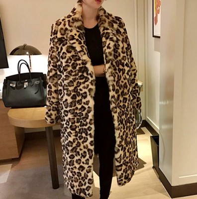 leopard print parka