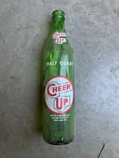 Vintage Cheer Up Soda Bottle ACL 12 Oz. Cheer Up Bottling Co. St. Louis Missouri