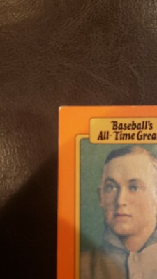 1987 Hygrade Orange Ty Cobb - Baseball's All-Time Greats 1905-1927
