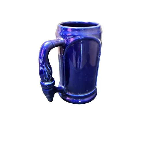Vintage Gorgeous Cobalt Blue Mug Torch in Hand Handle.