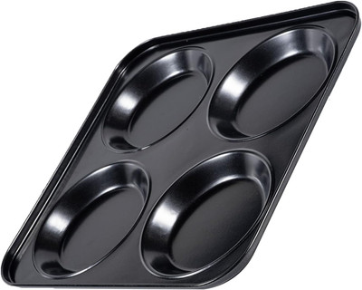 Muffin Top Pan Non Stick 4 Cavity Baking Moon Pie Whoopie Pie, 4 Inch Yorkshire 