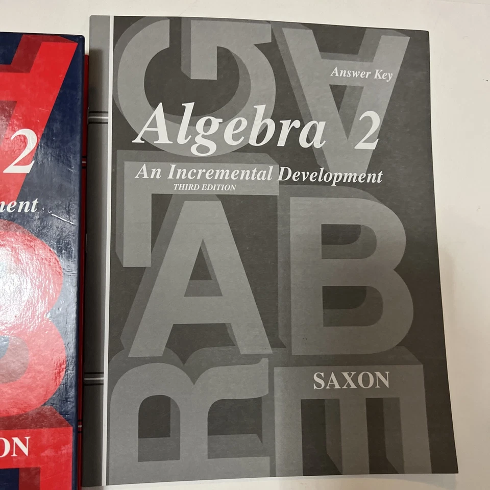 Saxon Algebra 2 SET (3rd  Edition) Textbook, Answer Key & Test Forms (very Good) - Image 4 of 4
