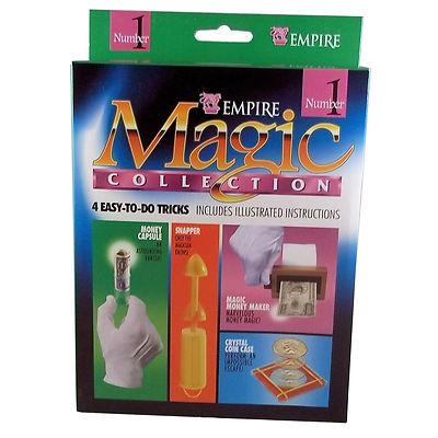Empire Magic Sammlung Set 1 enthält 4 einfache Tricks Geld Kapsel Münze