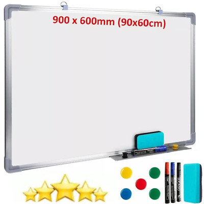 Magnetisches Whiteboard groß 900x600 Whiteboard trockenes Tuch Hinweis Büro Schule Zuhause