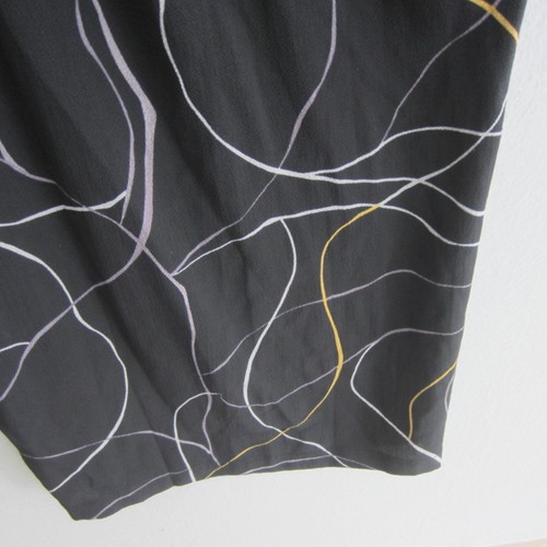 City Chic Jumpsuit Womens Plus Medium 18 Black White Yellow Geometric Wide Leg - Picture 5 of 20