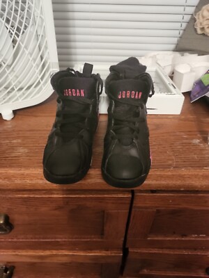 Air Jordan 7 ブラック/ピンク DS NIKE AIR JORDAN 7 RETRO GG 'Black Hyper Pink' Size 9.5Y