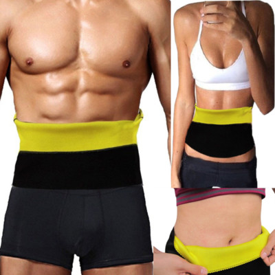 Mens Women Neoprene Slimming Belt Body Shaper Tummy Tuck Girdle Waist Cincher US