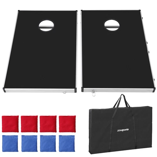 Cornhole Sitzsack Werfen Spielset Rasen Hinterhof für Party Familie zusammen spielen - Bild 32 von 46