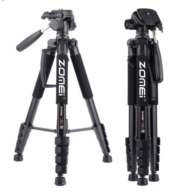 Q-188 Travel Aluminium 74inch Pro Stativ Einbeinstativ&Kugelkopf ZOMEI für DSLR 