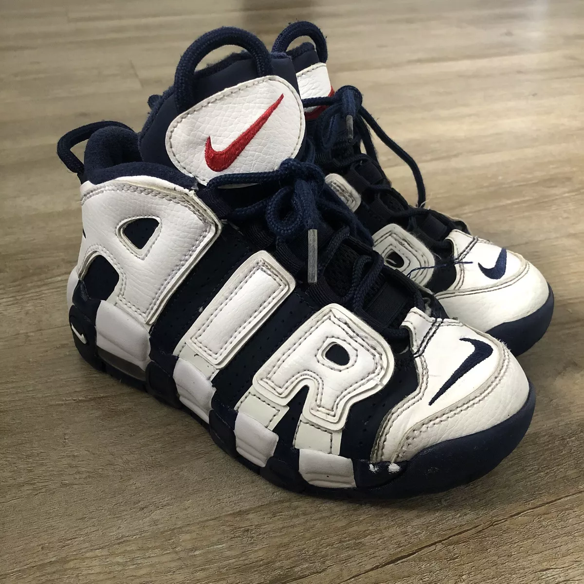 Nike Air More Uptempo Hoops White Blue