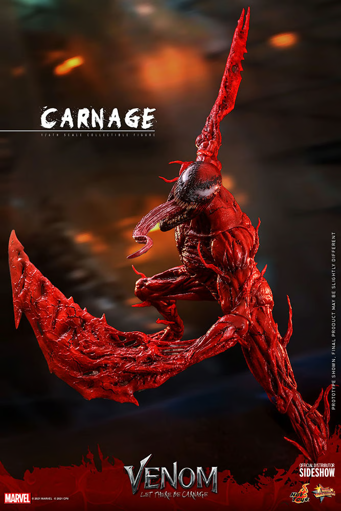 1/6 Marvel Venom Let There Be Carnage: Carnage DLX Figure Hot Toys