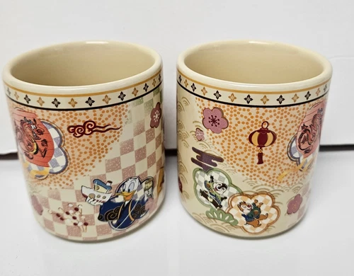 2er Set Tokyo Disney 2024 Dragon Year Souvenir Teetassen Japan Sammlerstück * USA - Bild 2 von 5