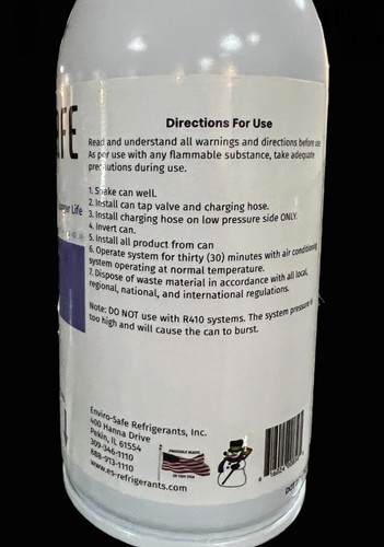 Arctic Air for R12, Auto AC Refrigerant Support, 2 Can Kit - Picture 5 of 6