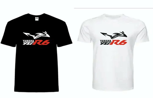 T-shirt for motorcyclist with Yamaha YZF-R6