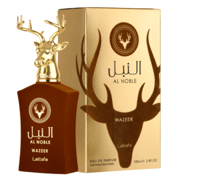 Al Noble Wazeer by Lattafa 100ml EDP Spray - Free Express Shipping