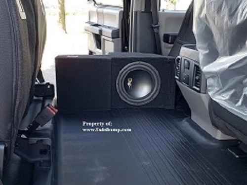 Caja de subwoofer consola grande F150 Supercrew 2015-2020 1x12" de Subthump Foto 4 de 4