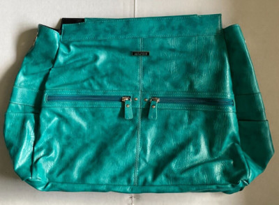 Miche Kali Bag Teal w/Black Lining Two Zippered Pockets On Front - Shell Only