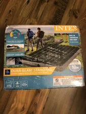 Intex 64763E Standard Dura Beam Downy Air Mattress Bed w/ Built In Pump, Queen