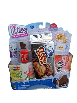 SHOPKINS Lil Shopper Pack Real Littles Series 13 Choco Taco Freezer 8 Minis New.