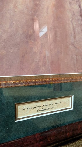 156/500 Jack Terry painting Season to Remember Framed 32x28 print art vintage - Picture 4 of 10