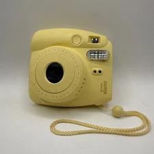 Fuji Instax Mini 8 Instant Film Camera Yellow- FOR PARTS/ REPAIR