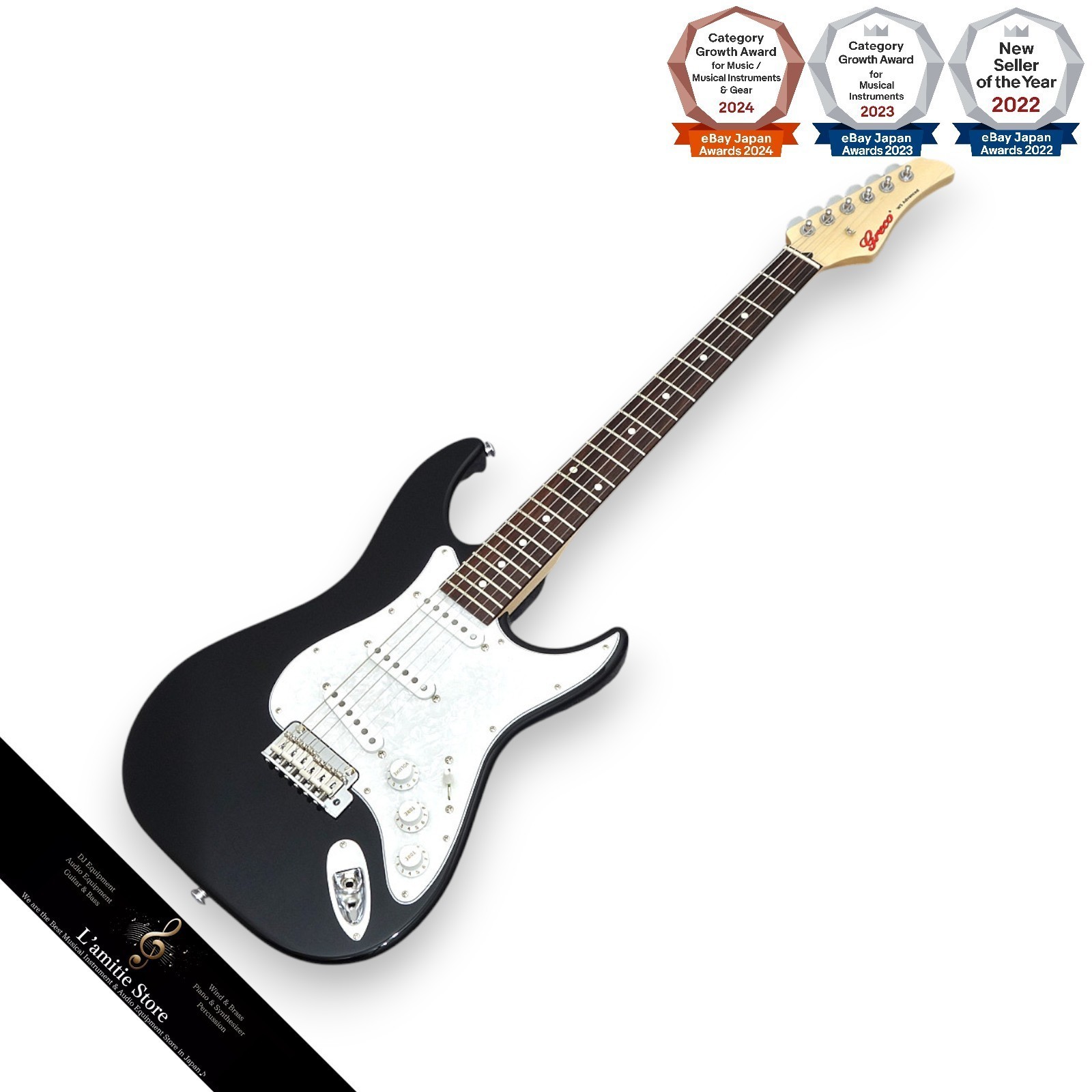 Accessoires pour micro guitare Greco WSADVG noir en vente noir 2023