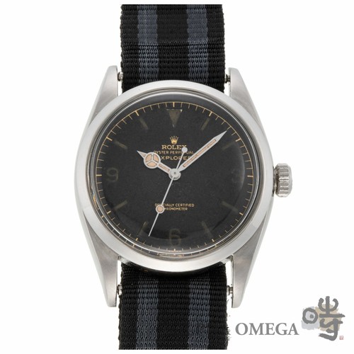 Rolex Explorer I 6610 Gilt Dial 1958 Vintage Automatic Mens Watch 36mm