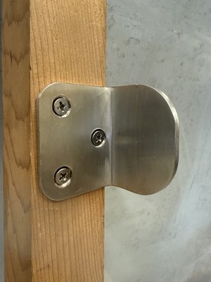 TOR TÜRANSCHLAG WINKEL WINKEL 316 EDELSTAHL