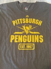 New Pittsburgh Penguins Majestic T-Shirt Men's 2XL