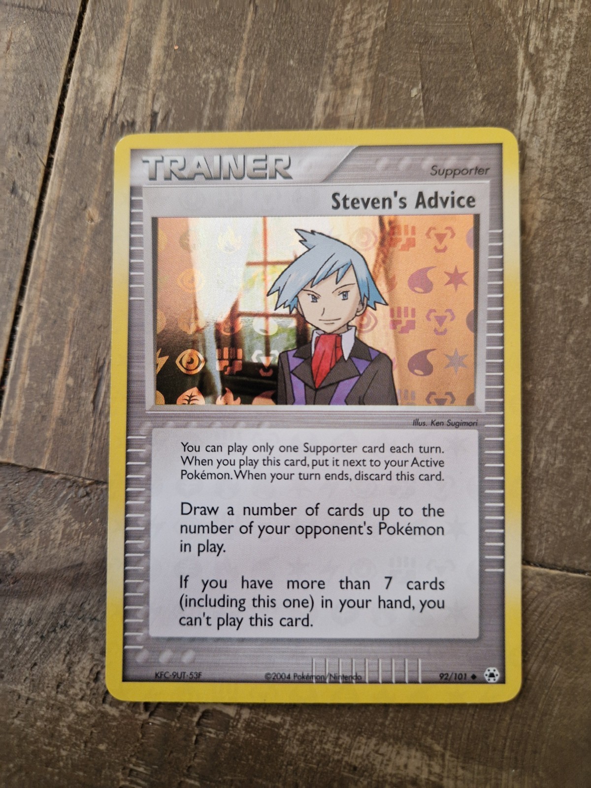 Steven's Advice 92/101 Hidden Legends Reverse Holo NM Pokemon Card