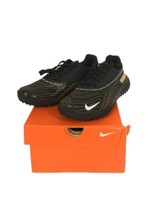 Nike Vapor Drive Black, White and Gold Field Hockey Cleats Women's Size 7 Men's