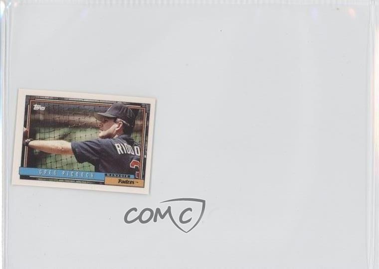 1992 Topps Micro Box Set Greg Riddoch #351 2u3