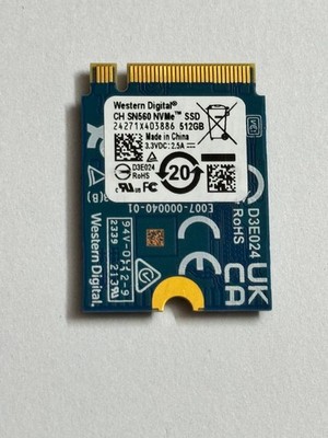 WD CH SN560 M.2 2230 512GB 1TB SSD NVMe PCIe For Xbox Series X/S