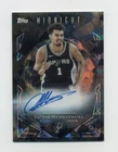 2025-26 Topps Midnight Basketball VICTOR WEMBANYAMA AUTO 5/5 SUN