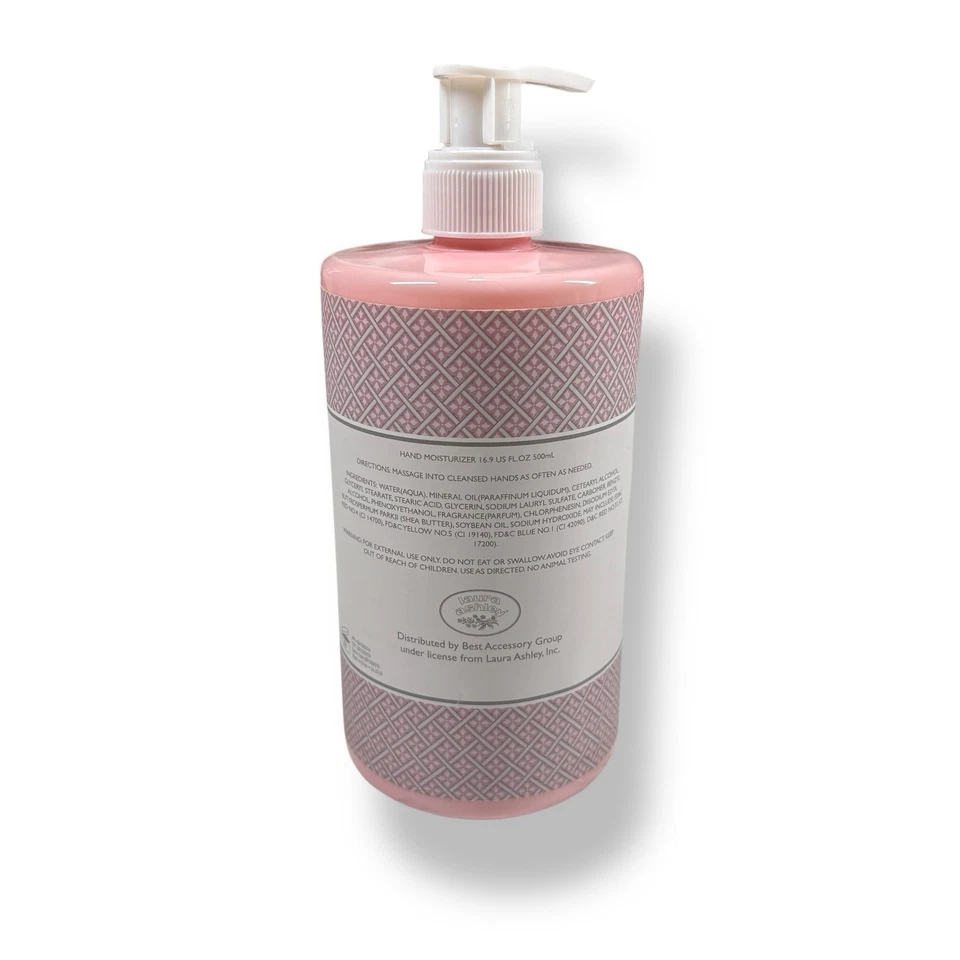 Hidratante de manos Laura Ashley English Tea Rose 16,9 OZ nueva manteca de karité Foto 3 de 3